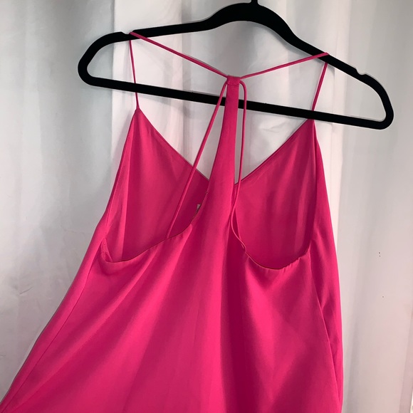 Small hot pink strappy tank top! - Picture 4 of 5